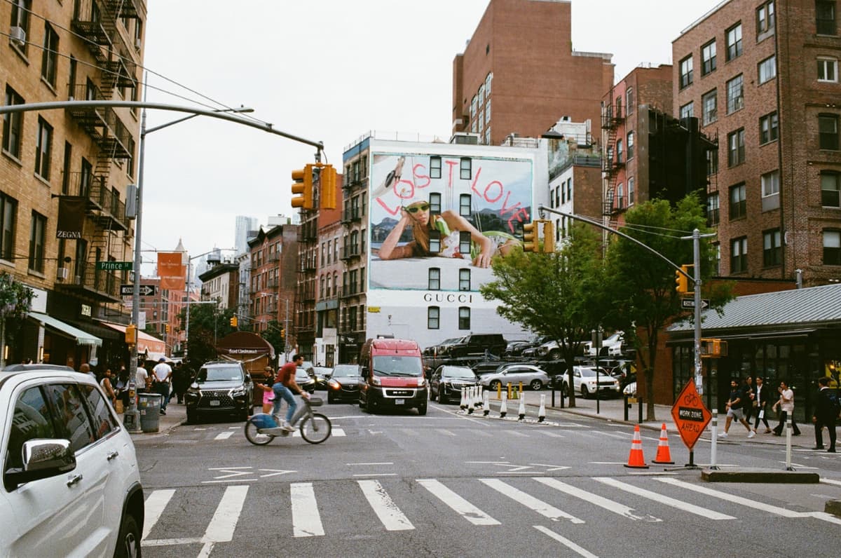 Gucci Mural Manhattan Prince STreet